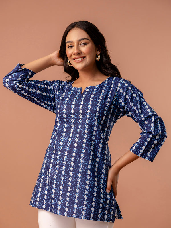 Elegant Printed top – Soft Cotton, Everyday Style, Sizes S–XXL.