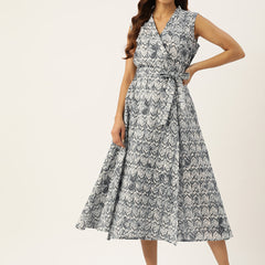 Wrap Around Angrakha Dress