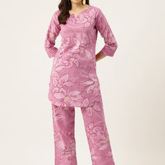 Floral Printed Cotton Co-Ord set – Breezy Prints, Chic Fit