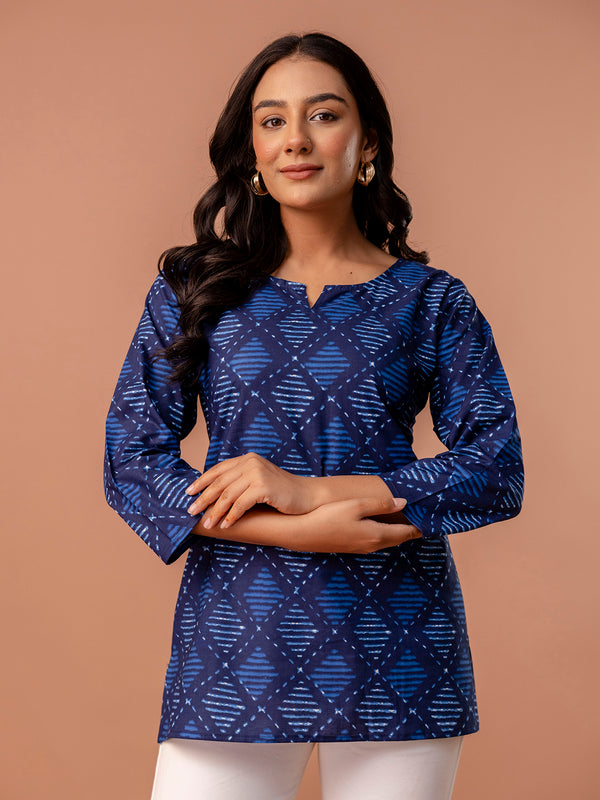 Elegant Printed top – Soft Cotton, Everyday Style, Sizes S–XXL.