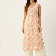 V-Neck Long Kurti