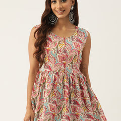 Sleeveless Flared Tops