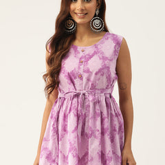 Sleeveless Flared Tops
