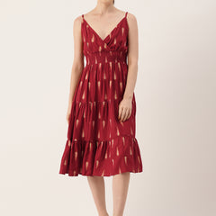 Women’s Floral Print Rayon Flared Dress | Soft & Lightweight | Casual Fit | Sizes XS–XXL