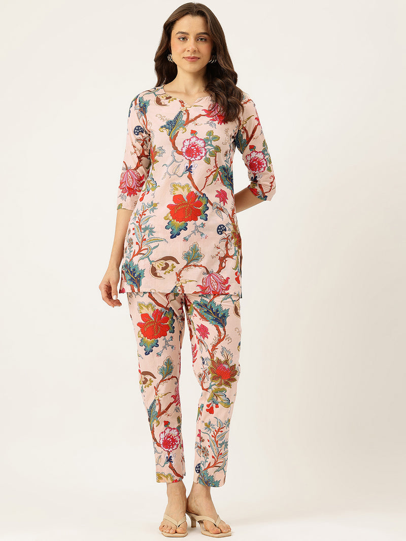 Printed Cotton Kurti & Pant Set – Breezy Prints, Chic Fit