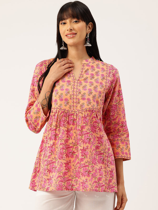 Sophisticated Mandarin Collar Tunic – Modern Elegance & All-Day Comfort, Sizes