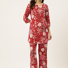 Floral Printed Cotton Co-Ord set – Breezy Prints, Chic Fit