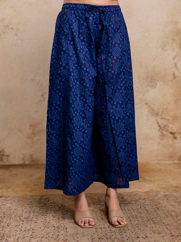 Women’s Elegant Cotton Printed Palazzos | Breathable & Flowy Fit