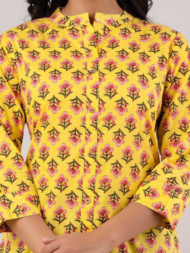 Feranoid Straight Knee Length Blue Colour Kurta For Women