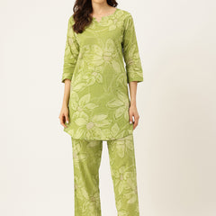 Floral Printed Cotton Co-Ord set – Breezy Prints, Chic Fit