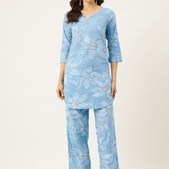 Floral Printed Cotton Co-Ord set – Breezy Prints, Chic Fit