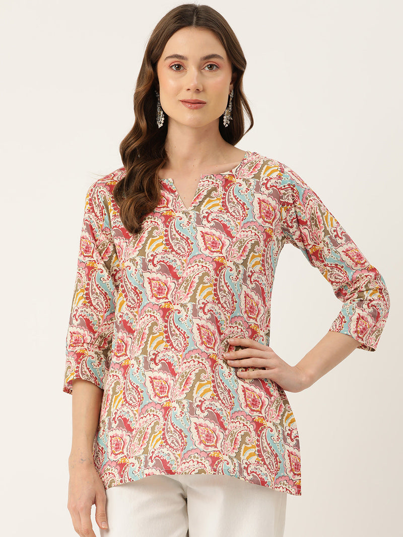 Feranoid Big V-Neck Kurti
