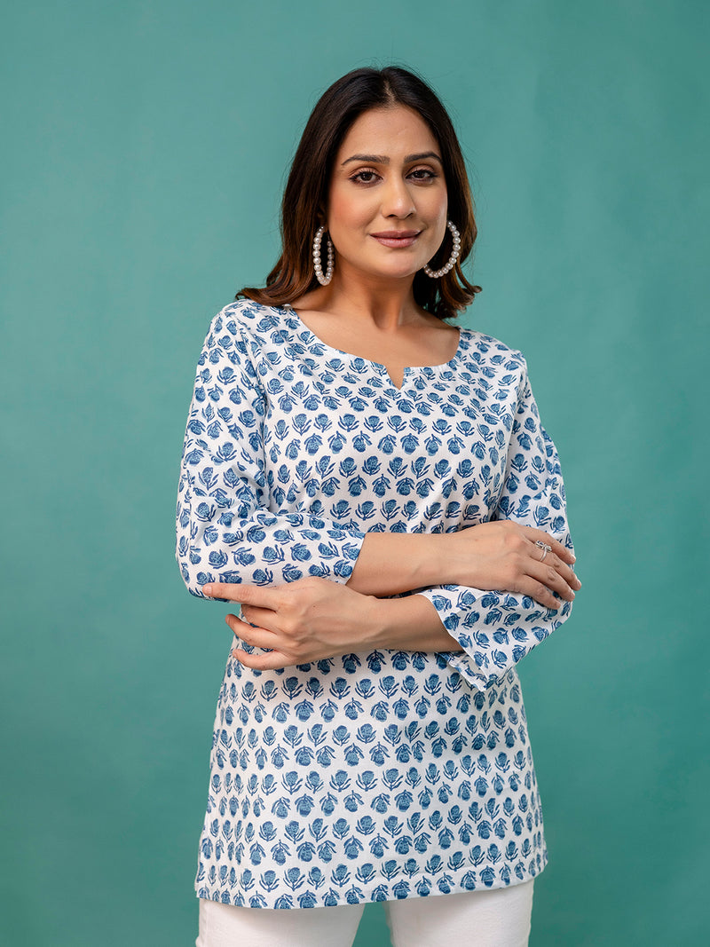 Elegant Printed top – Soft Cotton, Everyday Style, Sizes S–XXL.