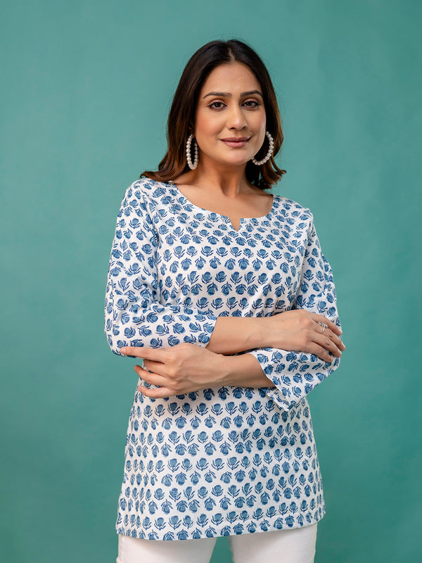 Elegant Printed top – Soft Cotton, Everyday Style, Sizes S–XXL.