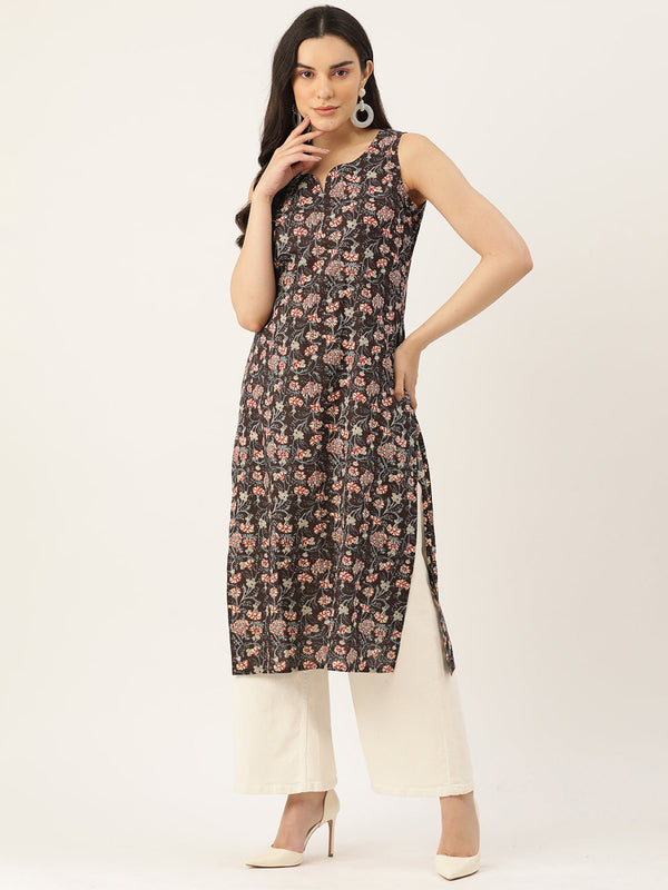 V-Neck Long Kurti