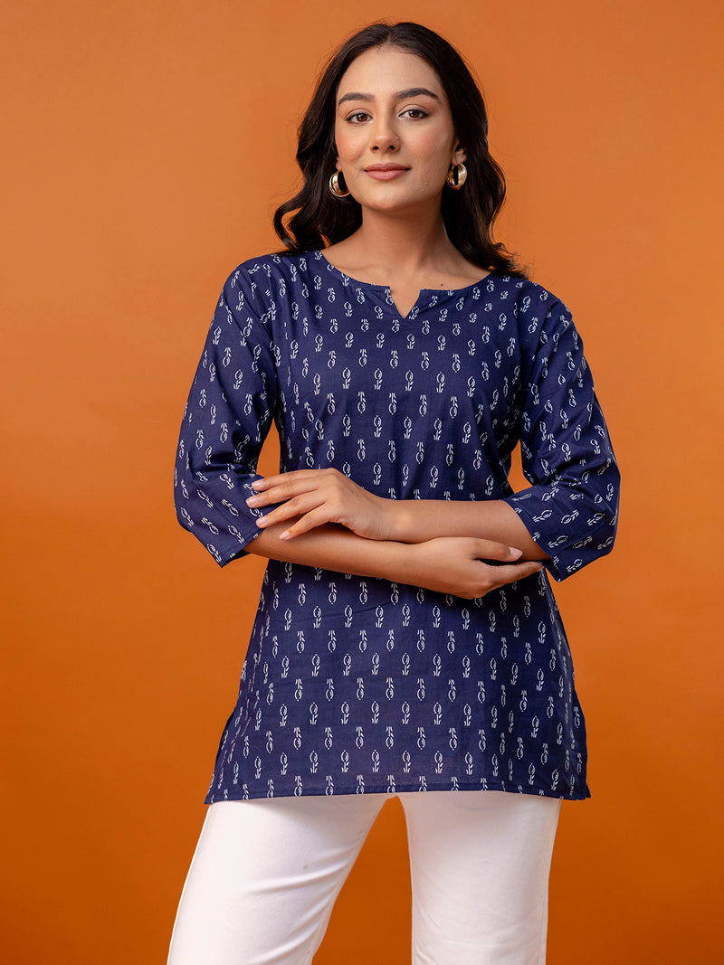 Elegant Printed top – Soft Cotton, Everyday Style, Sizes S–XXL.