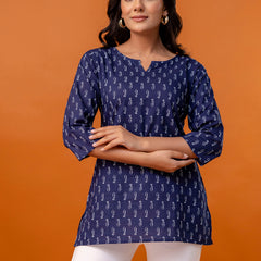 Elegant Printed top – Soft Cotton, Everyday Style, Sizes S–XXL.
