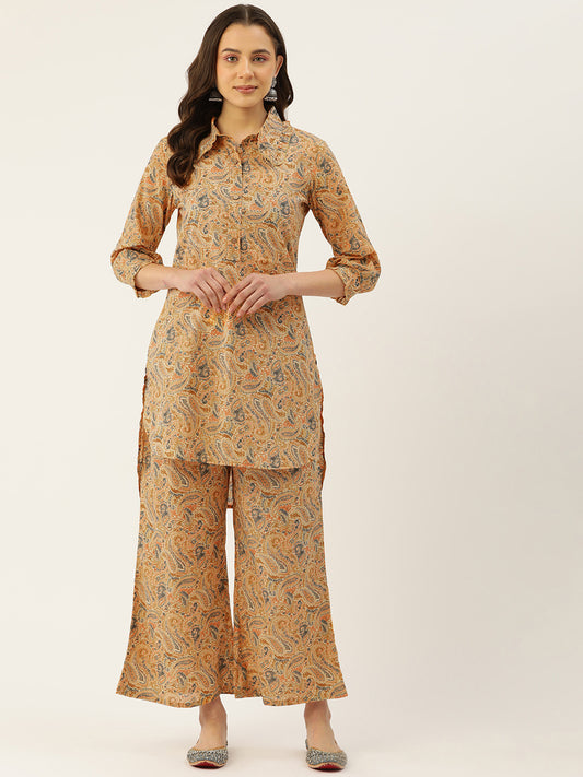 Floral Printed Pure Cotton Night Suits FRLW9051