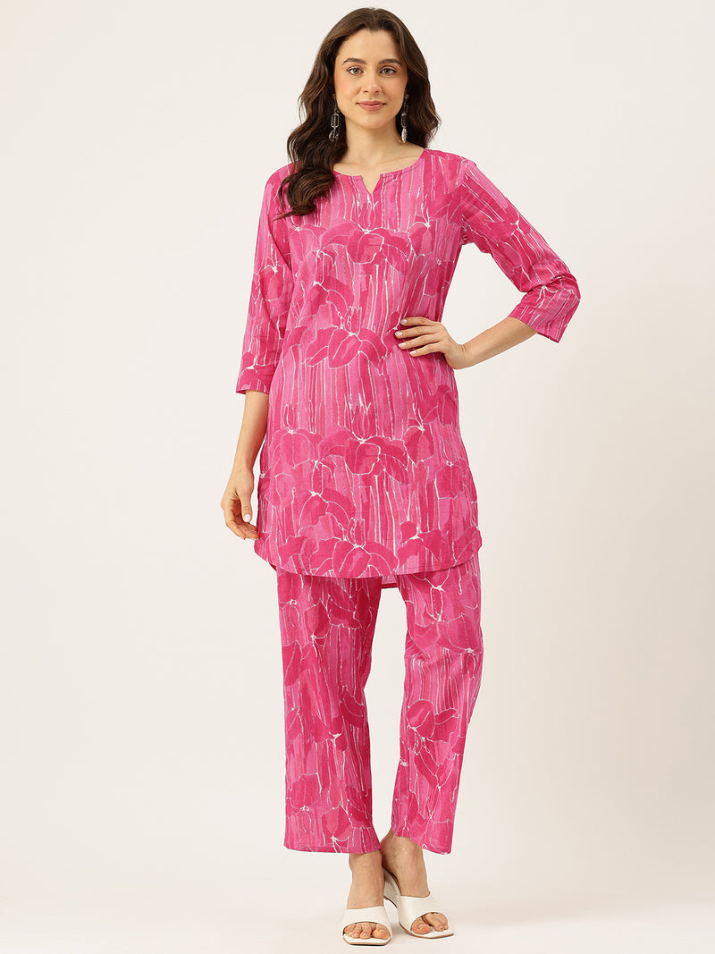 Floral Printed Cotton Co-Ord set – Breezy Prints, Chic Fit