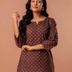 Elegant Printed top – Soft Cotton, Everyday Style, Sizes S–XXL.
