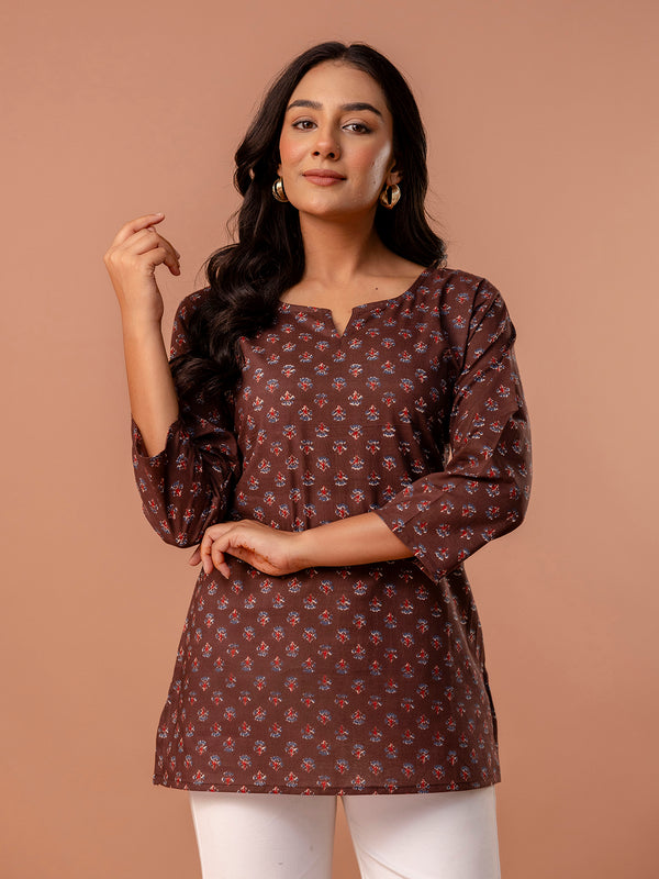 Elegant Printed top – Soft Cotton, Everyday Style, Sizes S–XXL.