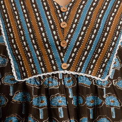 Cotton Printed A-Line Short Tunic