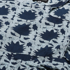 Women Flared Designer Blue Short Kurti