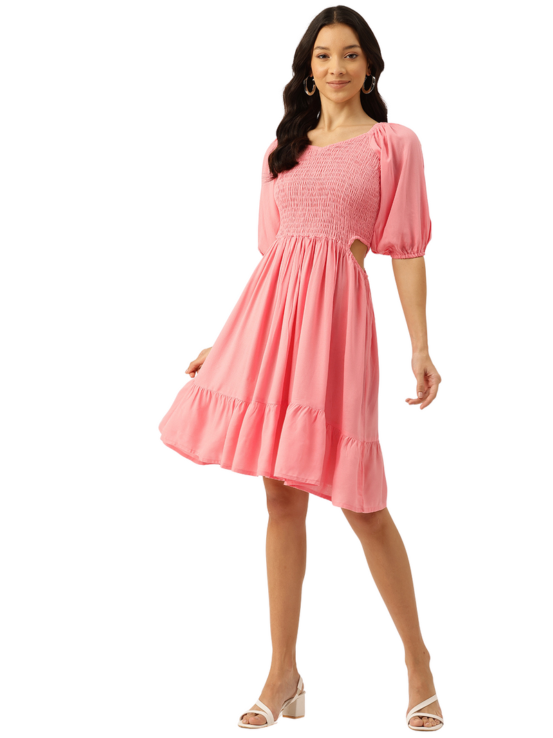 Women's Floral Print Rayon Flared Dress | Soft & Lightweight | Casual Fit | Sizes XSXXL Feranoid Women's Floral Print Rayon Flared Dress | Soft & Lightweight | Casual Fit | Sizes XSXXL Feranoid
