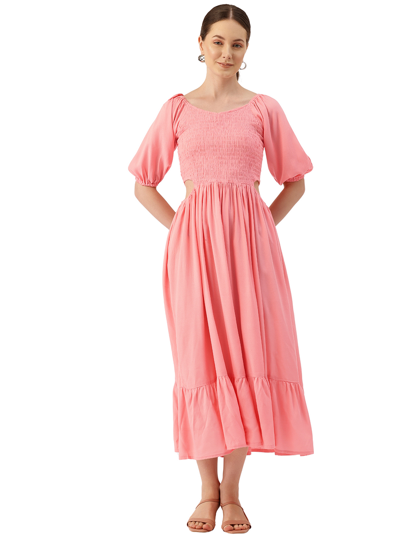 Women’s Floral Print Rayon Flared Dress | Soft & Lightweight | Casual Fit | Sizes XS–XXL