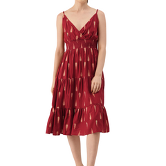 Women’s Floral Print Rayon Flared Dress | Soft & Lightweight | Casual Fit | Sizes XS–XXL