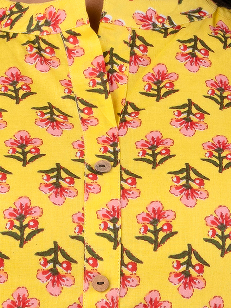 Feranoid Straight Knee Length Blue Colour Kurta For Women