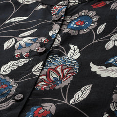 Elegant A-Line Long Kurta for Women - Mandarin Collar with Button Detailing