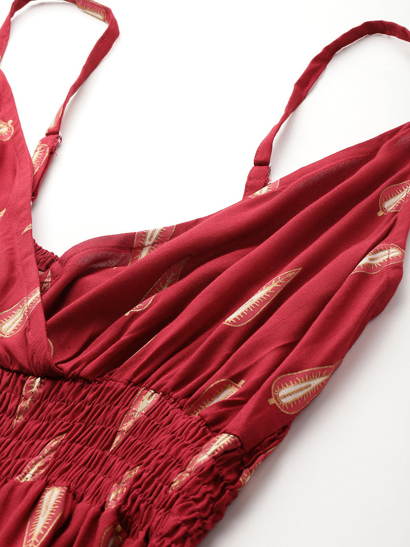 Women’s Floral Print Rayon Flared Dress | Soft & Lightweight | Casual Fit | Sizes XS–XXL