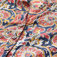 Graceful Long Kurta with 3/4 Sleeves and Button accents A Perfect Fusion of Comfort and Style