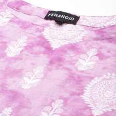 Cotton Boat Neck Sleeveless Straight Kurti