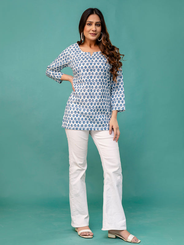 Elegant Printed top – Soft Cotton, Everyday Style, Sizes S–XXL.