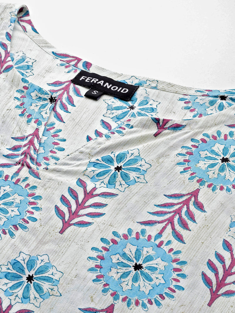 Feranoid Big V-Neck Kurti