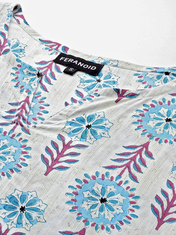 Feranoid Big V-Neck Kurti