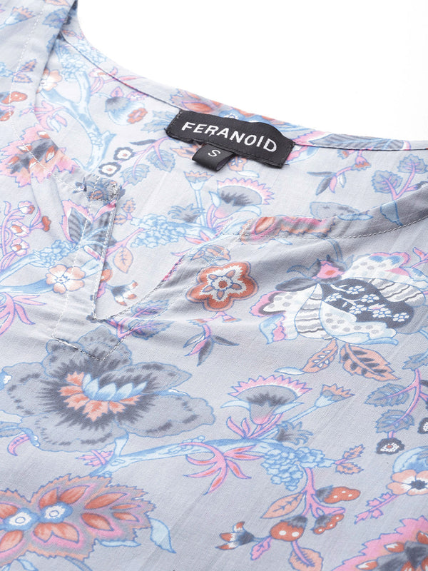 Feranoid Big V-Neck Kurti