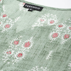 V-Neck Long Kurti