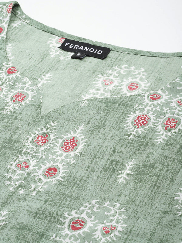 V-Neck Long Kurti