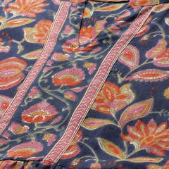 Peplum Hem TOP for Women - Mandarin Collar with V-Cut & 3/4 Sleeves