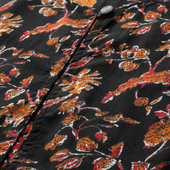 Inner Yoke Short Kurti for Women - Button Detail & 3/4 Sleeves