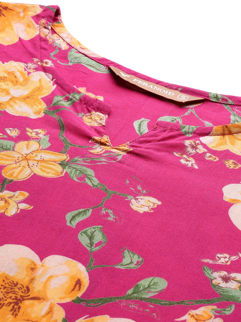 Floral Printed Cotton Co-Ord set – Breezy Prints, Chic Fit