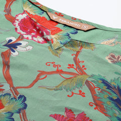 Printed Cotton Kurti & Pant Set – Breezy Prints, Chic Fit