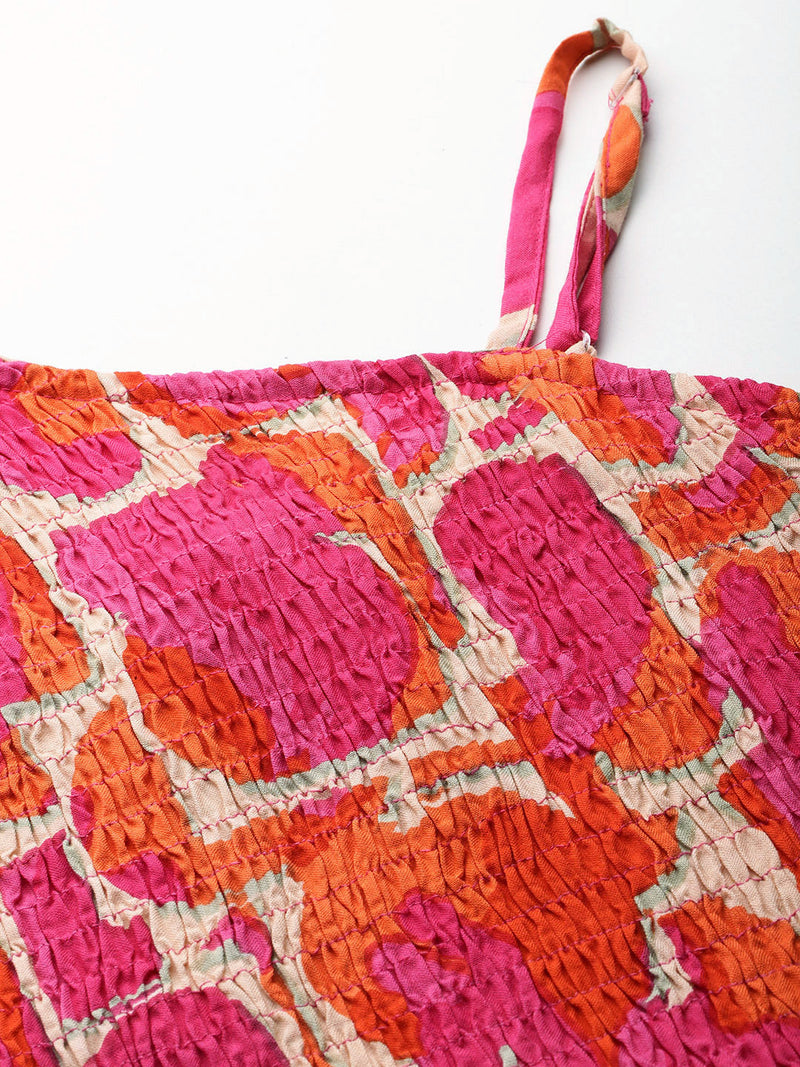 Women’s Floral Print Rayon Flared Dress | Soft & Lightweight | Casual Fit | Sizes XS–XXL