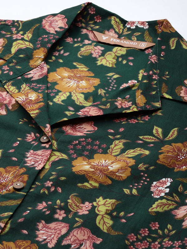 Versatile Collared Shirt with 3/4 Sleeves for Women – Elegant & Casual