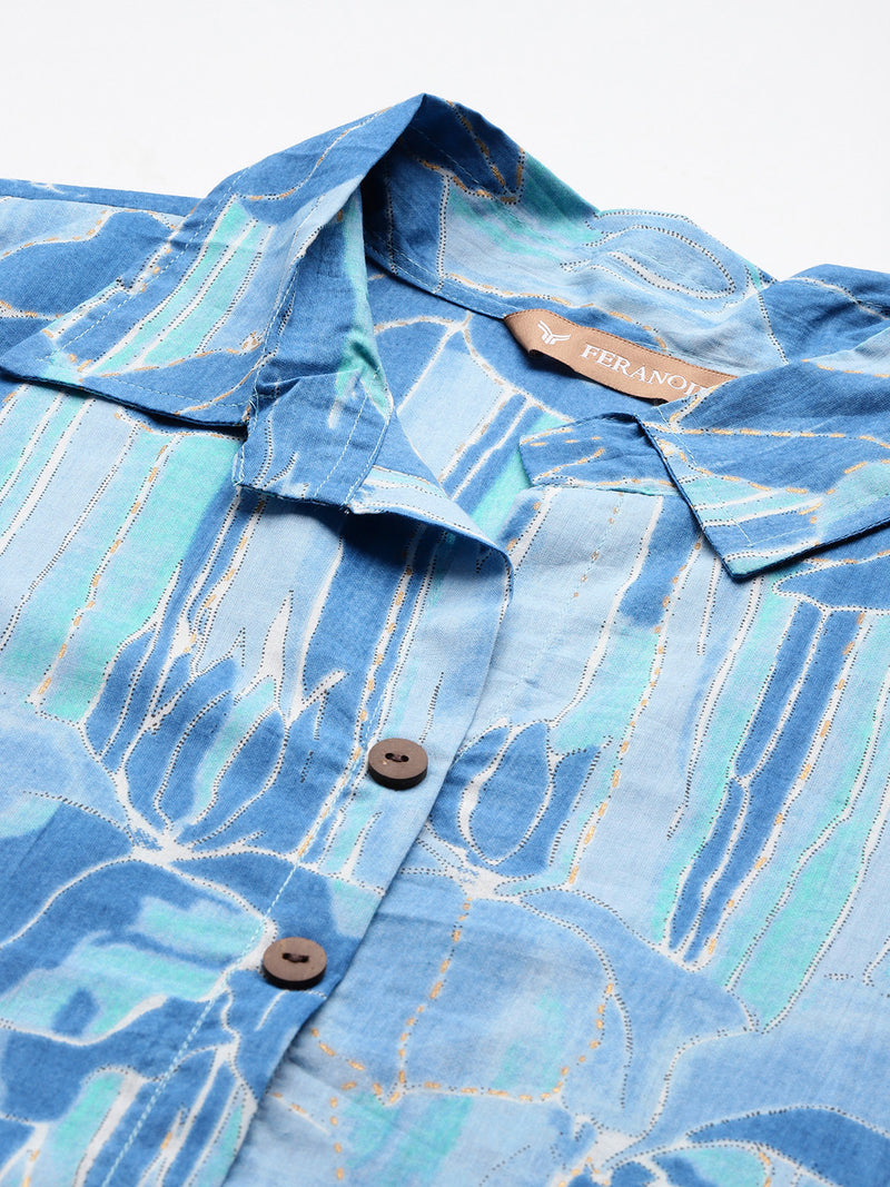 Versatile Collared top with 3/4 Sleeves for Women – Elegant & Casual