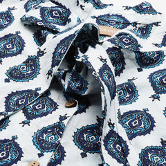 Elegant Bow Collar Cotton Shirt for Women - Stylish & Comfortable