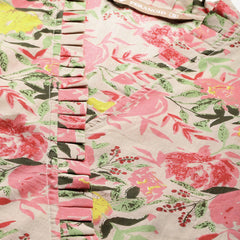 Floral Wrap Angrakha Dress – Lightweight Sleeveless Cotton Perfection
